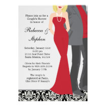 Couples Wedding Shower Invitation invitations