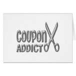 Coupon Addict Greeting Card