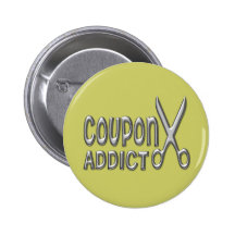 Coupon Addict Pins