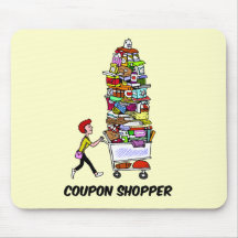 coupon shopper mousepads