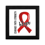 Courage Faith Hope 5 Heart Disease Gift Boxes