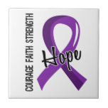 Courage Faith Hope 5 Lupus Ceramic Tile