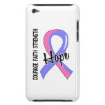 Courage Faith Hope 5 Male Breast Cancer Case-mate Ipod Touch Case