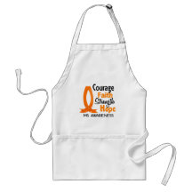 Courage Faith Strength Hope MS Aprons
