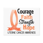 Courage Faith Strength Hope Uterine Cancer