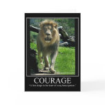 COURAGE Greeting Card - Lion (Motivational)