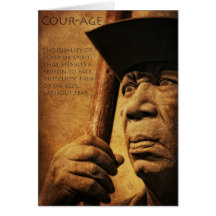 Courage Greeting Cards