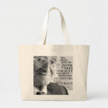 "Courage" Hayek-Tote Canvas Bags