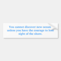 Courage Sticker Bumper Stickers