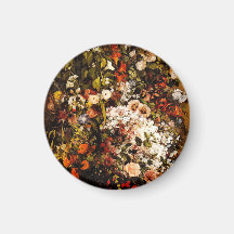 Courbet Bouquet of Flowers Magnet