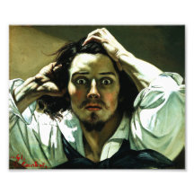 Courbet The Desperate Man Print Photo Print