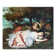 Courbet Young Ladies on the Banks of the Seine Photograph
