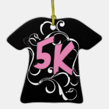 coureur 5k ou marcheur décoration de noël