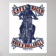 Coureur de café affiches