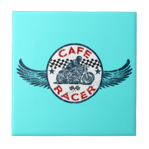 Coureur de café de Moto Carreaux En Céramique