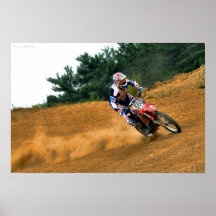 Coureur de motocross affiches