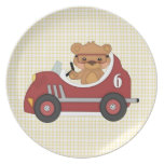 Coureur d'ours de nounours (red) assiettes