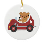 Coureur d'ours de nounours (red) ornements