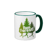 Courez la forêt, protégez le jour de la terre tasse