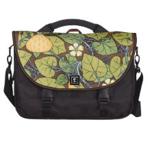 Courge jaune et fleurs sacs pour ordinateur portable