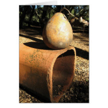Courge sur le tuyau cartes