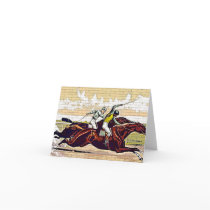 Courier and Ives Great Race Note Card