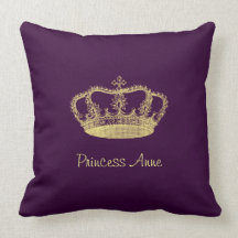Couronne d'or coussin