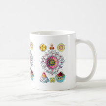 Couronne ou méduses de casque tasse à café