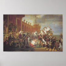 Couronnement de Bonaparte Affiche