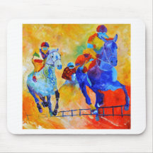 Course de cheval tapis de souris