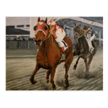 Course de match - Seabiscuit contre amiral Paintin Cartes Postales