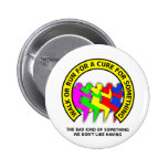 Course de promenade pour l'humour drôle d'insigne  badge