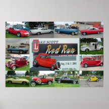 Course de Scott Rod de lac Posters