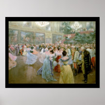 Court Ball at the Hofburg, 1900 Print