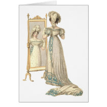 Court Dress 1822 Greeting Card