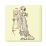 Court Dress 1822 Refrigerator Magnet