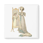 Court Dress 1822 Magnets