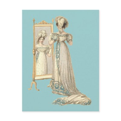 Court Dress 1822 Postcards by msdespina