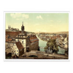 Court house, Bamberg, Bavaria, Germany vintage Pho Post Card