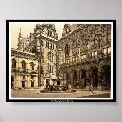 Court House, Hamburg, Germany by eyecandy
