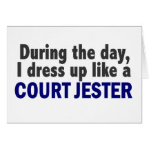Court Jester During The Day Card