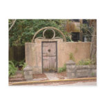 COURT YARD DOOR POST CARD