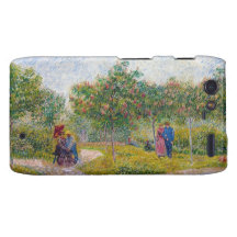 Courting Couples in the Voyer d'Argenson Park Gogh Droid RAZR Cover