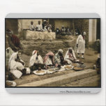 Couscous sellers and an Arab cafe, Tunis, Tunisia Mouse Pad