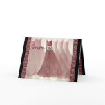 COUSIN Bridesmaid Invitation ANTIQUE PINK Gowns cards