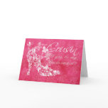 Cousin Bridesmaid, will you be my  Bridesmaid Greeting Card