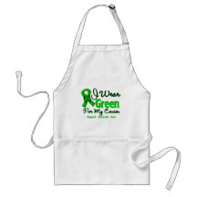 Cousin - Green  Awareness Ribbon Apron