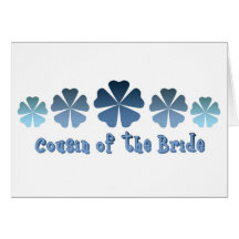 Cousin of the Bride Card