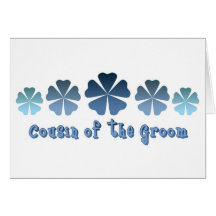 Cousin of the Groom Card