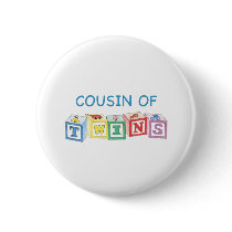 Cousin Twins Blocks Pins